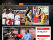 Tablet Screenshot of dakshtamusiccentre.com